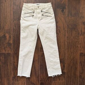 Paige Size 25 White High Rise Edgemont Jeans